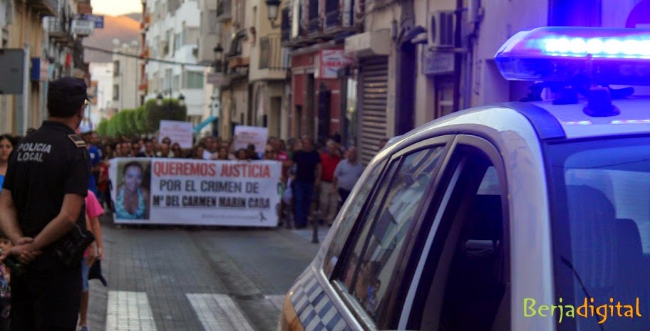 manifestacion apoyo mari carmen policia local