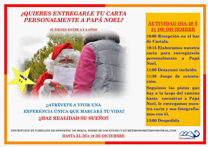 cartel papa noel castala