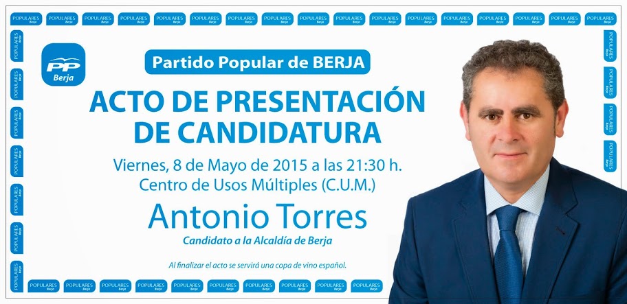 presentacion pp municipales cartel berja