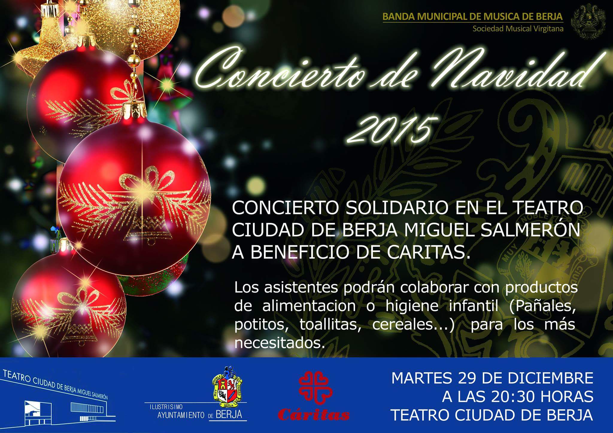 concierto de navidad berja cartel