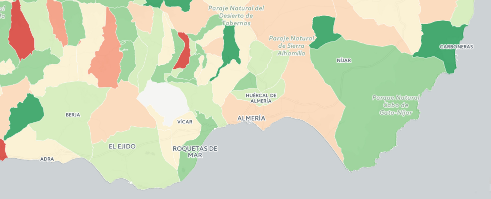 mapa ahorro bruto provincia almeria