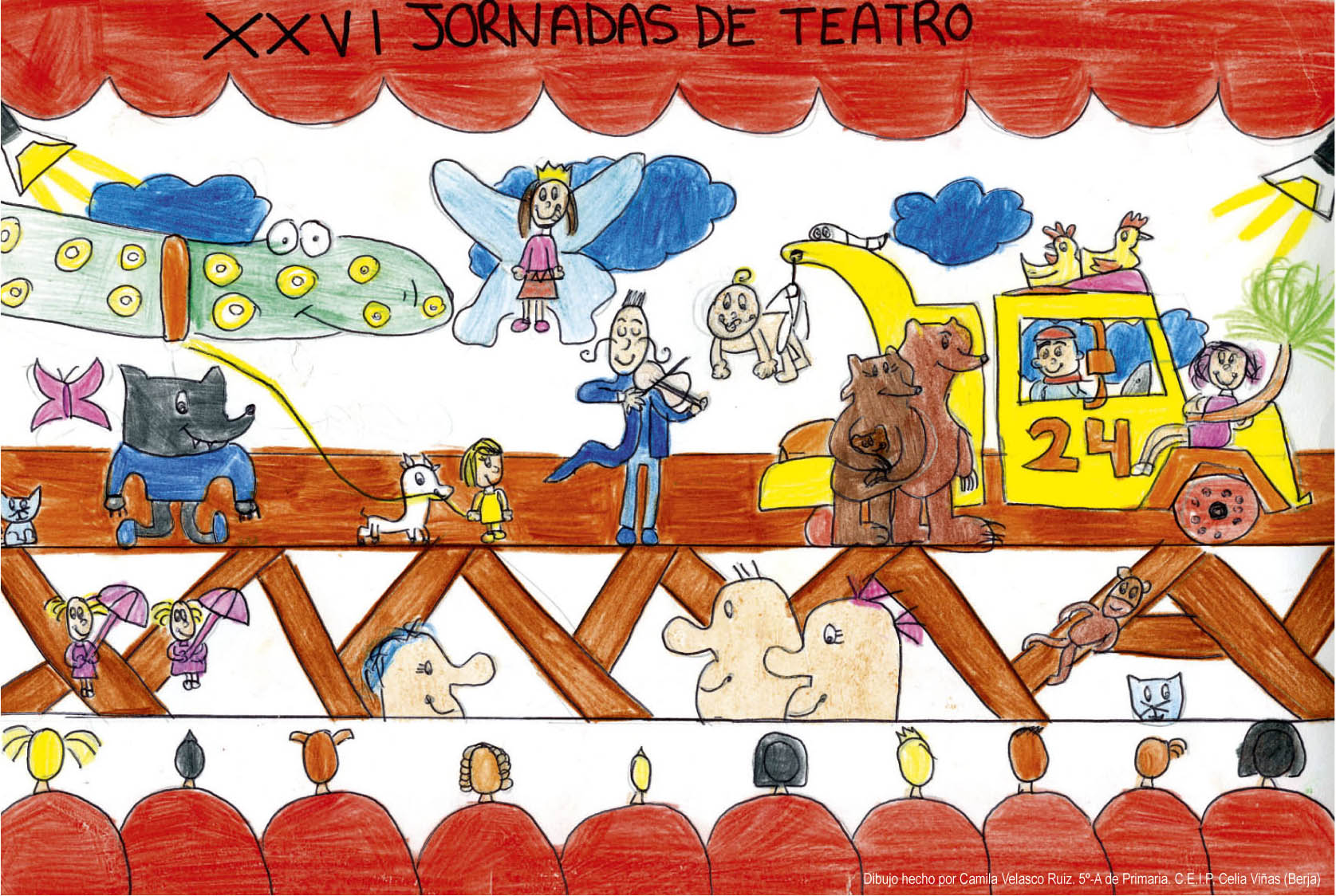 berja jornadas teatro cartel dibujo