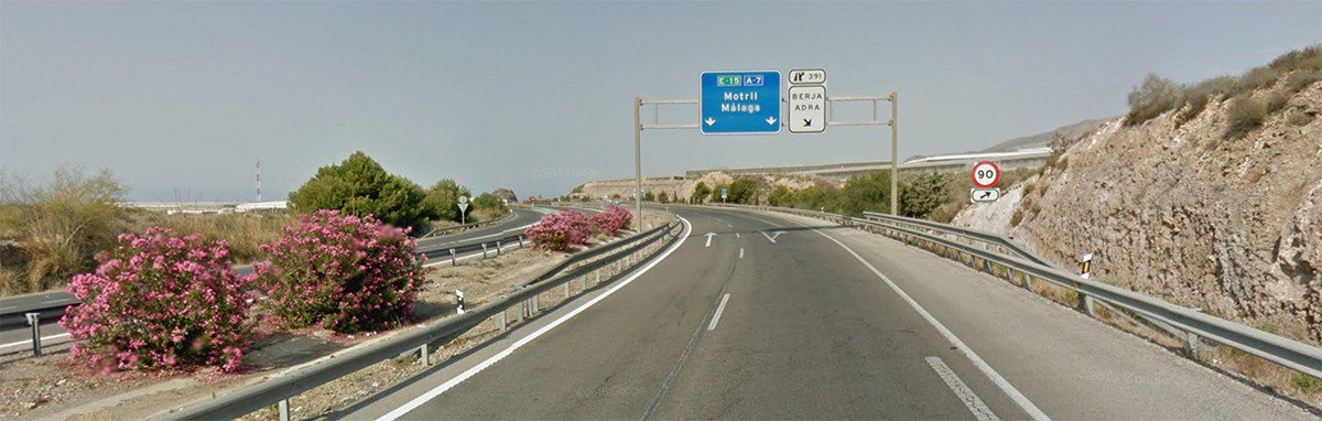 autovia a7 cruce berja