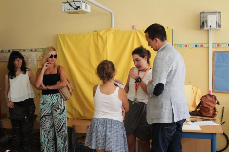 escuela de verano berja visita delegado