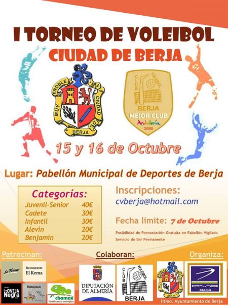 cartel torneo voleibol