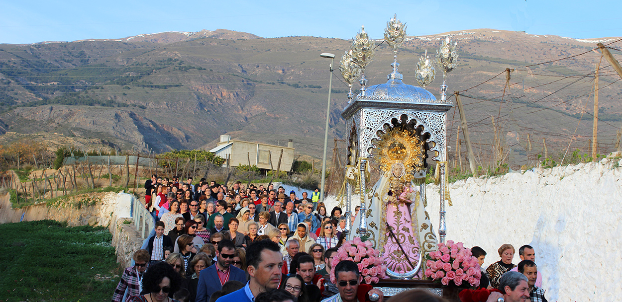 La Virgen de Gádor tendrá este domingo la primera Bajada tras su coronación
