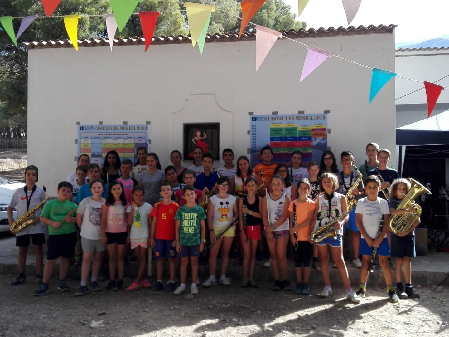 La Escuela de Música de Berja reúne a sus alumnos en un campamento en Castala