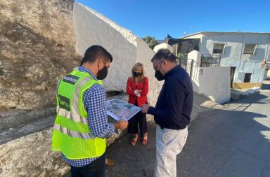 preparativos obras via saludable berja san roque