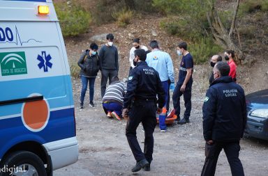 senderista accidentada en Berja