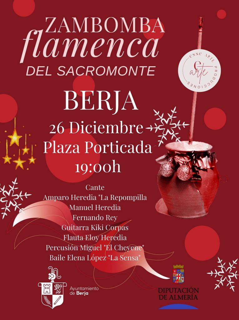 zambomba flamenca del sacromonte Berja cartel 2021