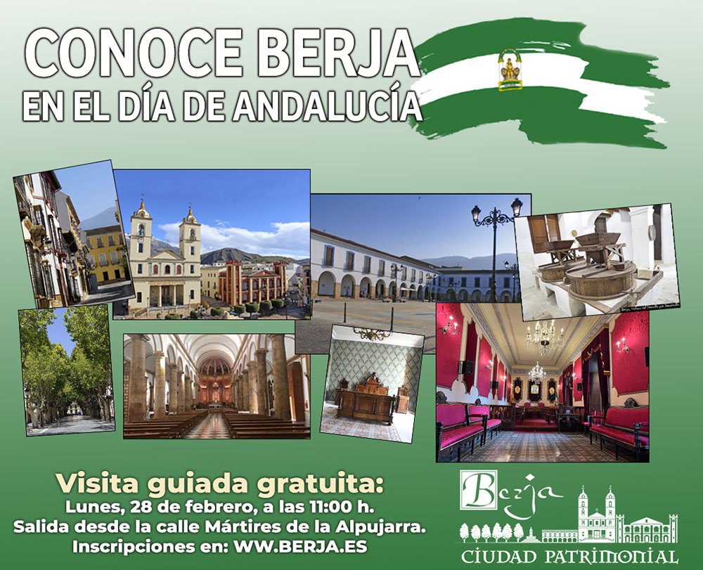 Conoce Berja el día de Andalucía cartel 2022