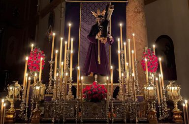 imagen del Nazareno de Berja en altar 2022
