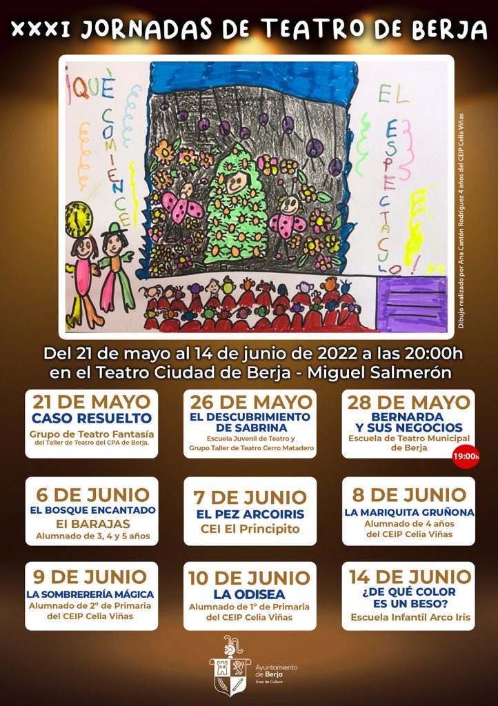 cartel jornadas de teatro Berja 2022 reducido