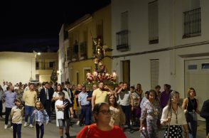 procesion San Miguel en Los Cerrillos Berja 2022