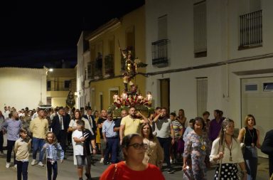 procesion San Miguel en Los Cerrillos Berja 2022