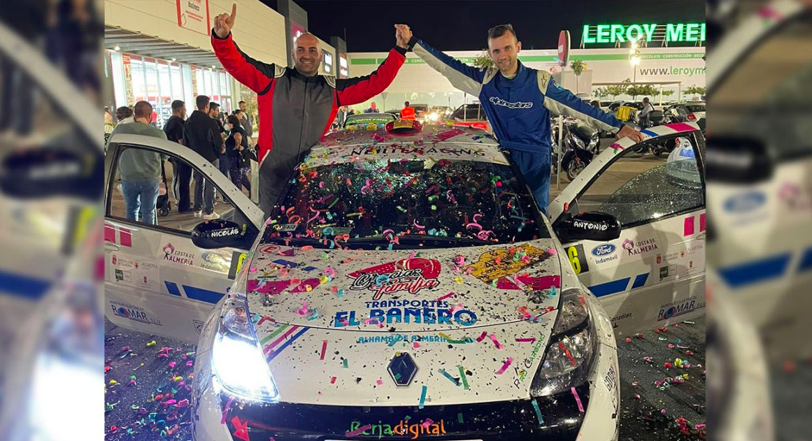 El piloto virgitano Cristian Parrilla se proclama campeón junior del Campeonato Andaluz de rallyes de asfalto