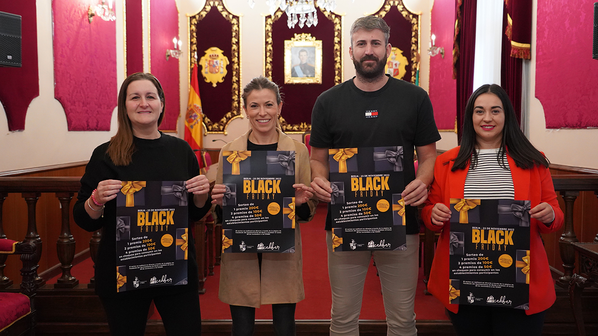 El Black Friday llega con 600 euros en premios a sortear entre quienes hagan sus compras en Berja