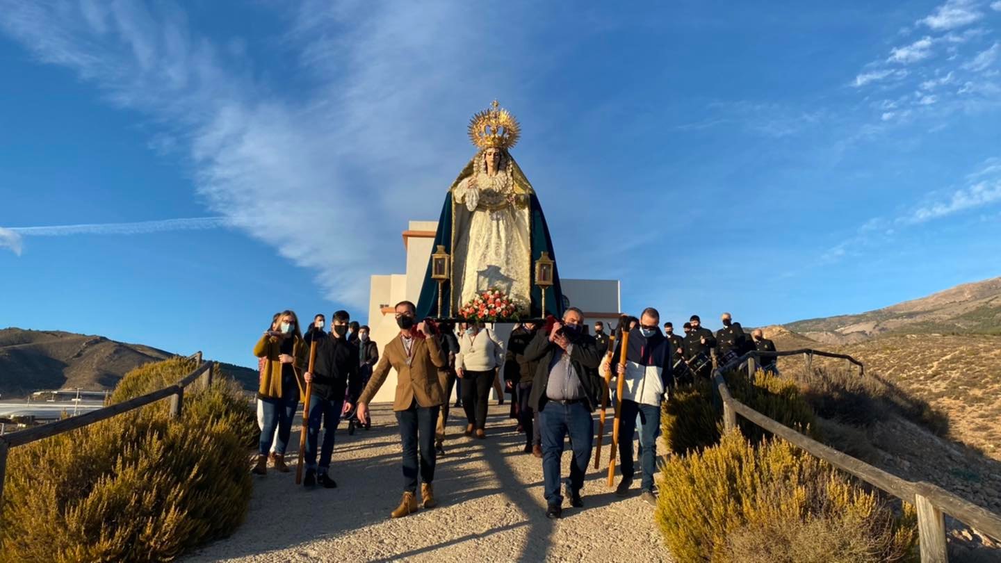 La cofradía de la Misericordia traslada este domingo a Mª Stma. de la Victoria a la Parroquia de la Anunciación