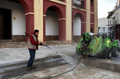 baldeo calles y plazas Berja 2023