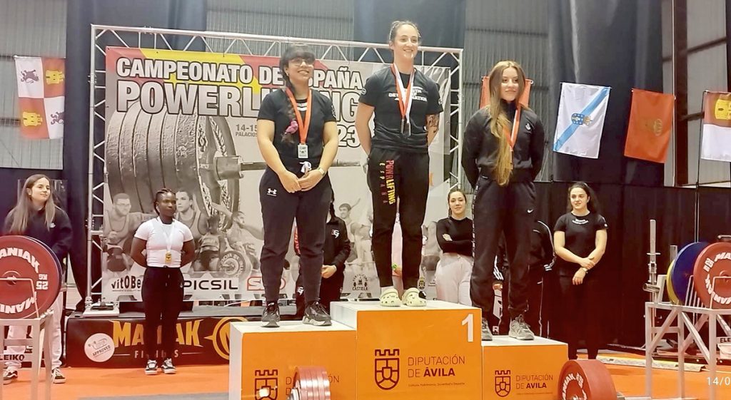 Inmaculada soto Campeonato de españa powerlifting 2023