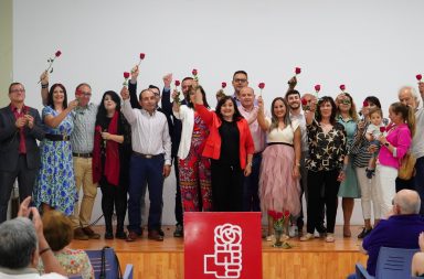 presentación PSOE Berja 2023 grupo