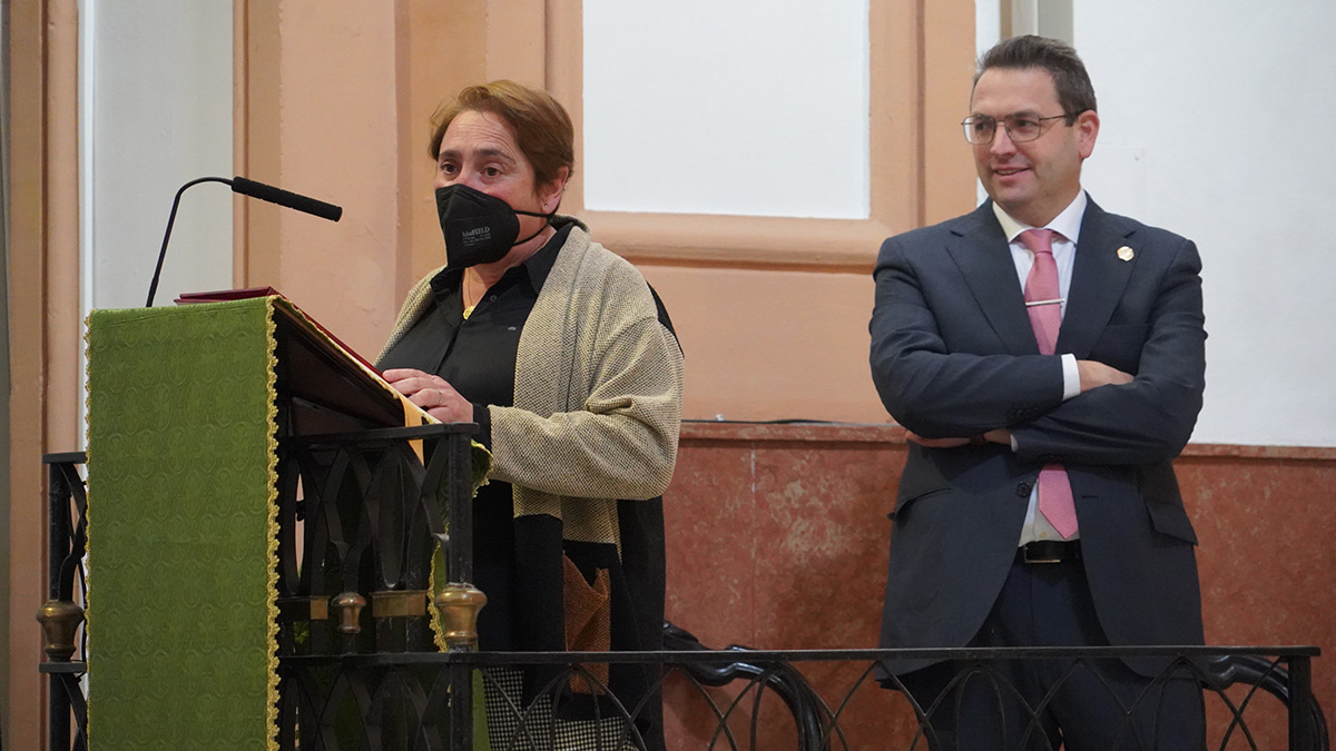 María Barrionuevo pregona este domingo en el Teatro la Semana Santa de Berja 2024