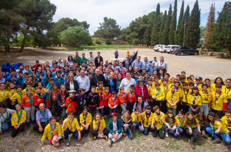 Los Scouts Católicos de Almería celebran su campamento de San Jorge en Castala