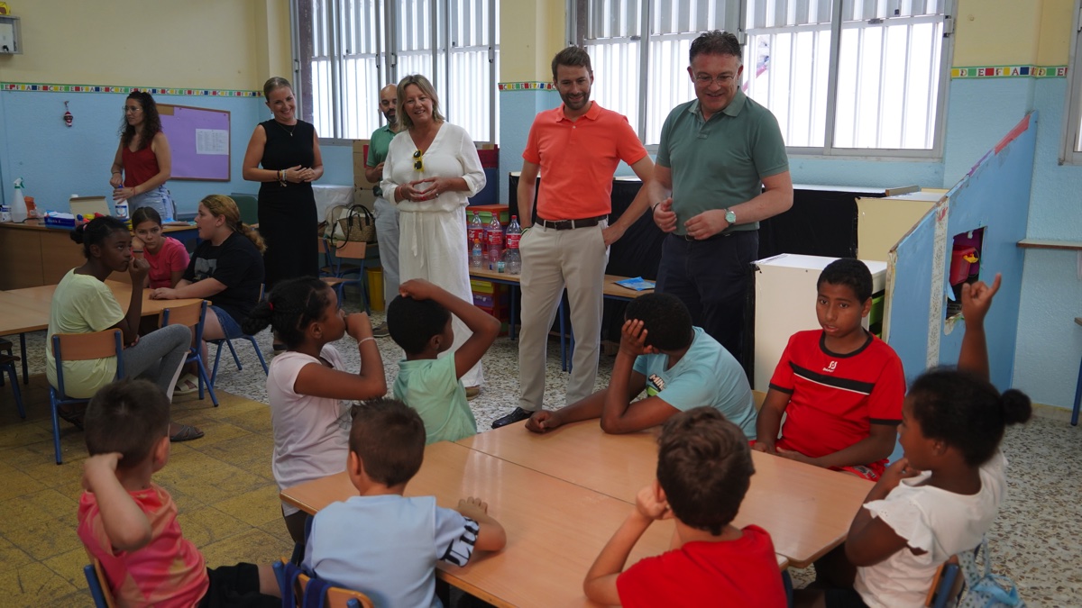 La Escuela de Verano de Berja en el Barajas atiende a 17 menores