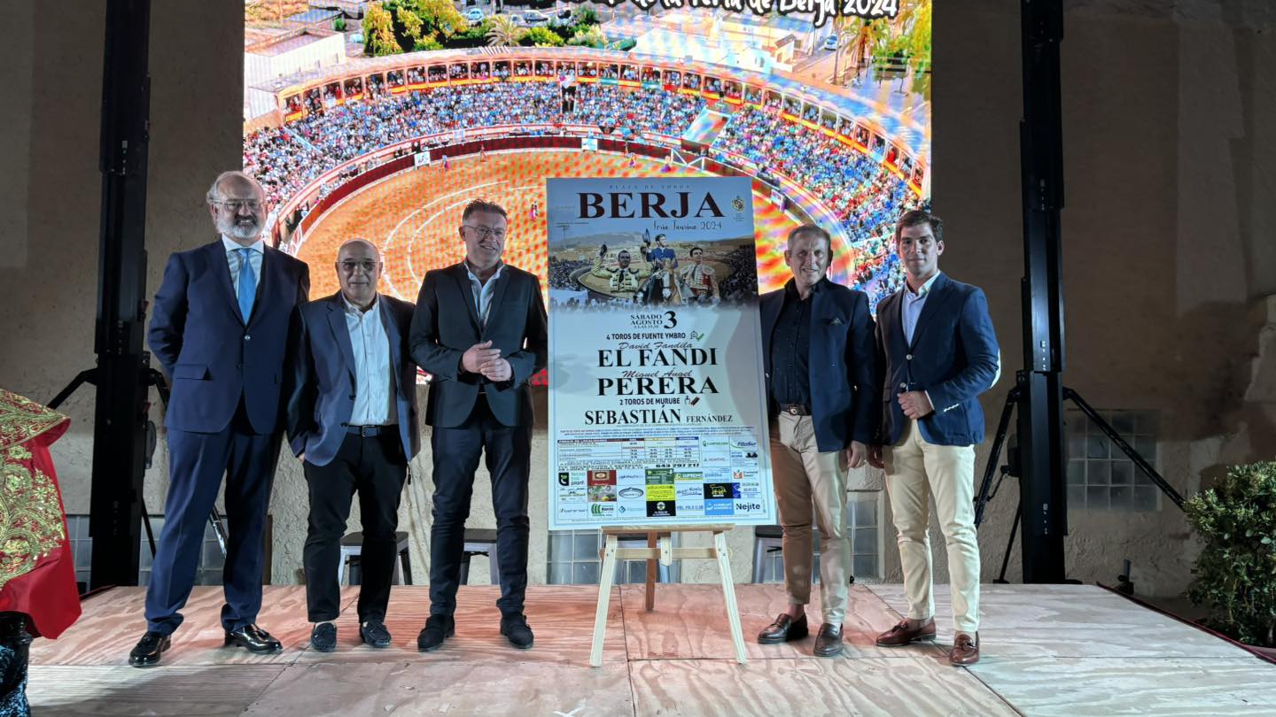 La Plaza de Toros de Berja acogerá una corrida mixta el 3 de agosto con Perera, El Fandi y Sebastián Fernández