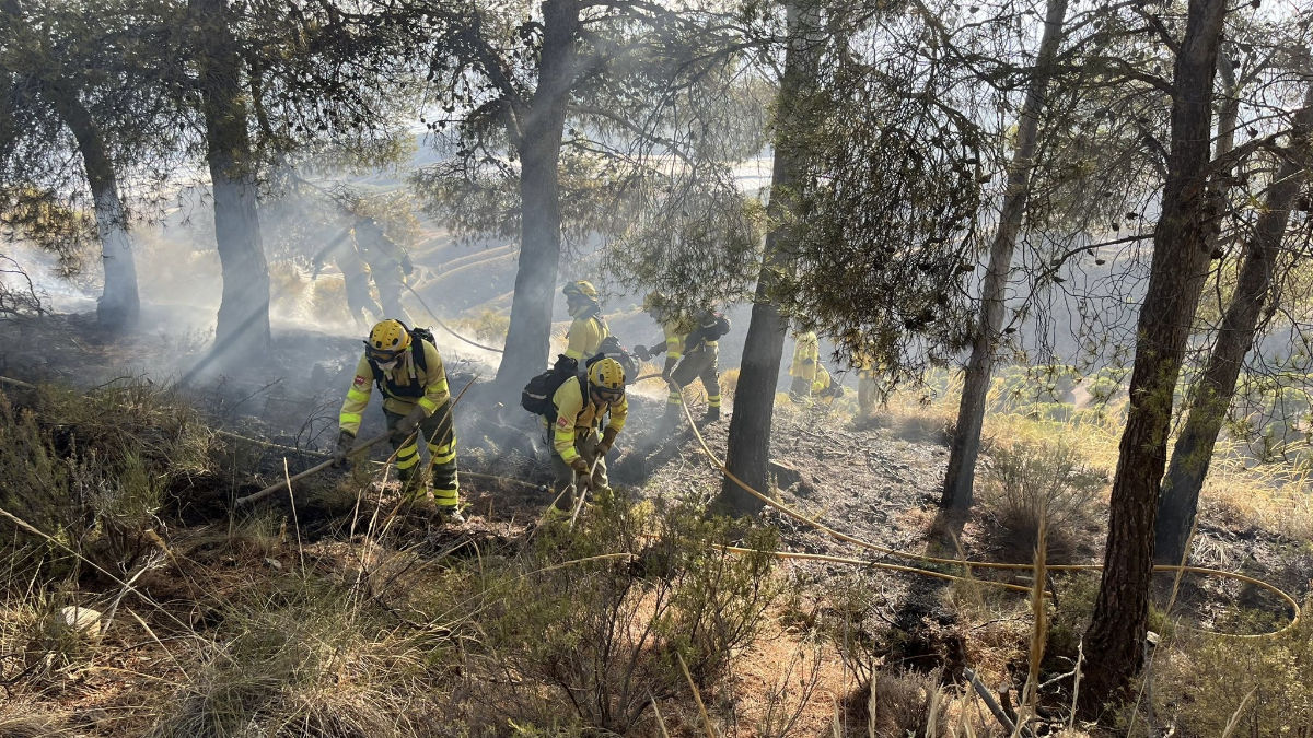 Extinguido un incendio declarado en el paraje de Pradillos en la Sierra de Gádor