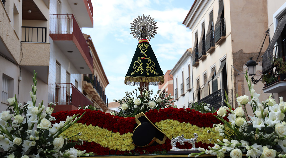 La Virgen del Pilar vuelve este domingo 12 de octubre a las calles de Berja con la Banda del Sol