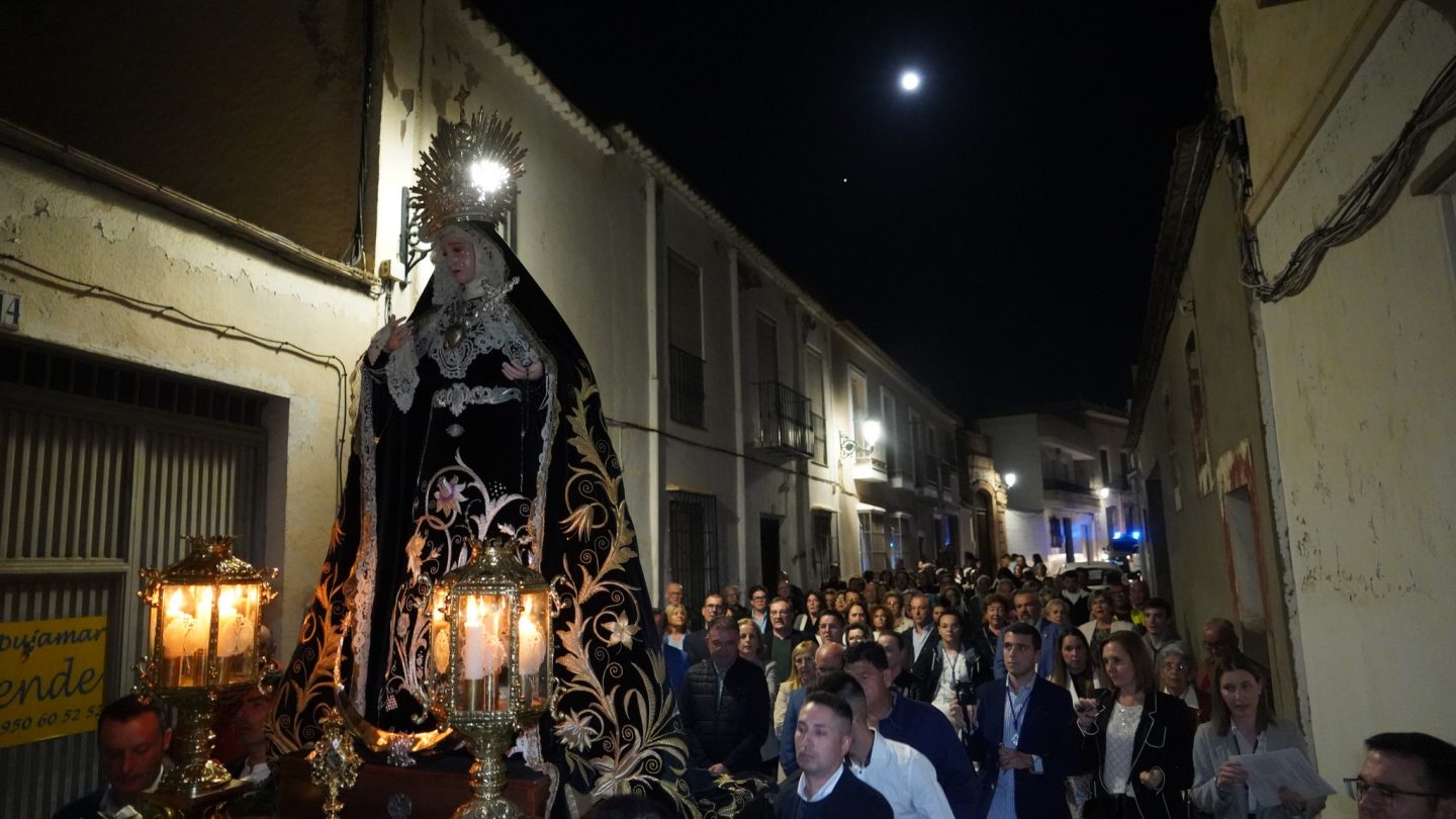 Este sábado se celebra el rezo del Rosario con la imagen de Ntra. Sra. de los Dolores