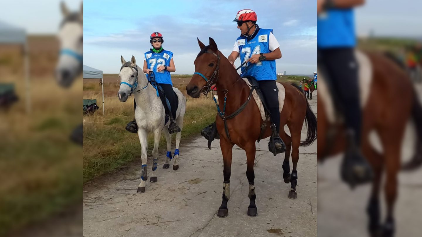 Los virgitanos Florencio y Mafalda Agustín participan en el Campeonato de España de Raid Hípico