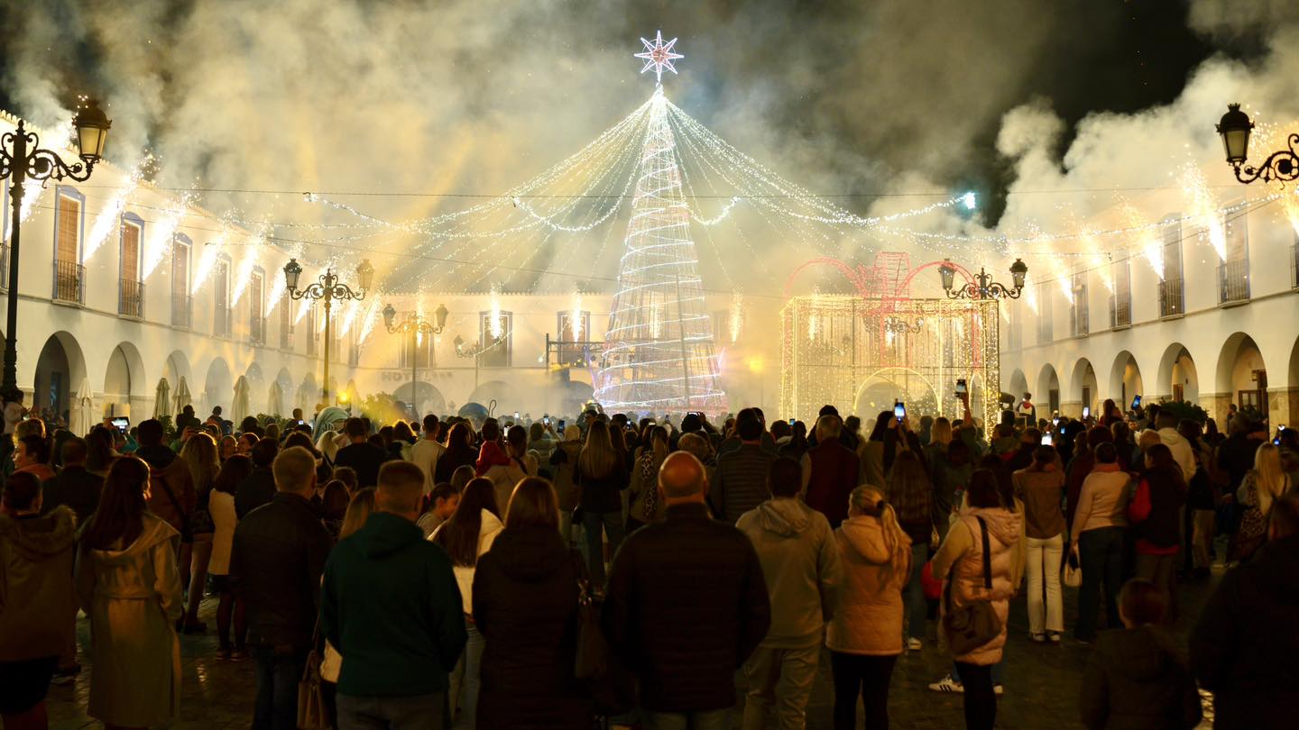 Berja da la bienvenida a la Navidad con un mágico encendido