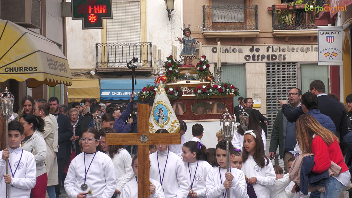 Berja abre el calendario cofrade de enero con la salida del Dulce Nombre de Jesús