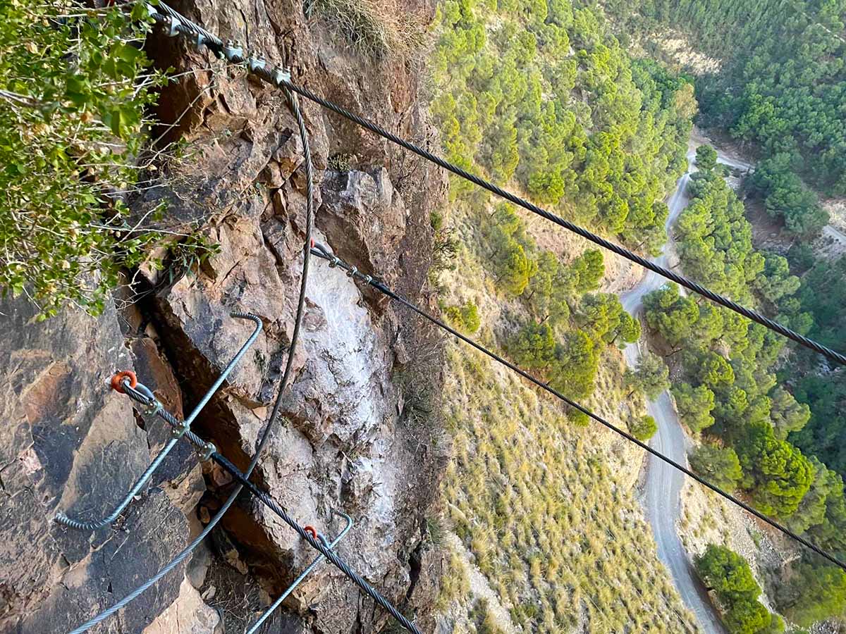 La Vía Ferrata de Castala, lista y segura para disfrutarla de nuevo