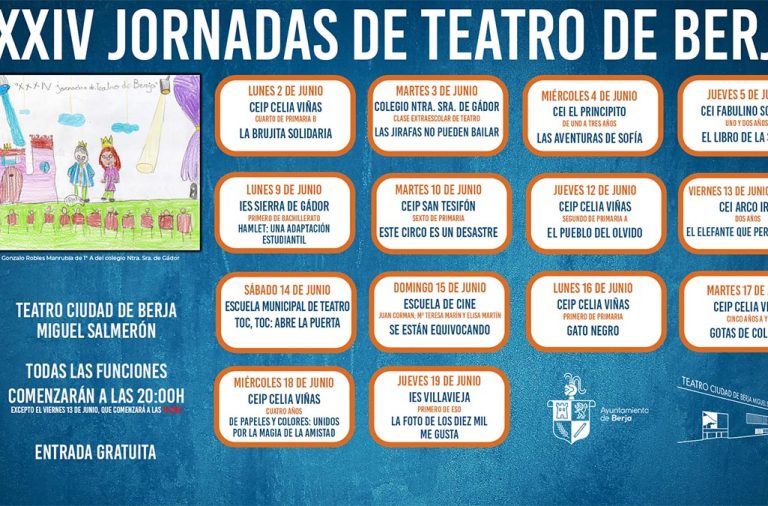 Berja da el pistoletazo de salida este lunes a las XXXIV Jornadas de Teatro