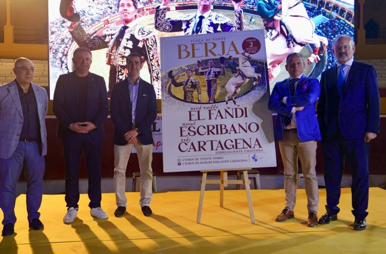 El Fandi, Manuel Escribano y Andy Cartagena, cartel de lujo para la Feria de Berja 2025