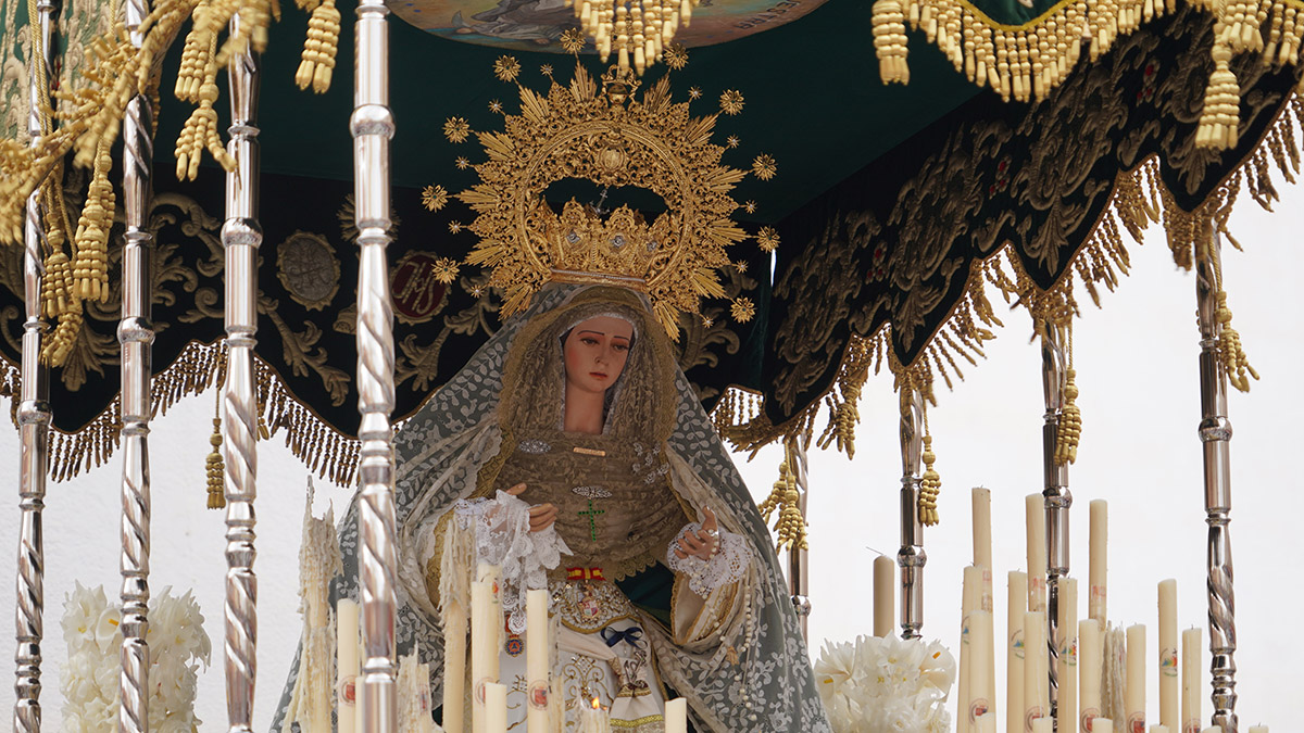 La Cofradía de la Borriquita peregrina a la Parroquia de la Anunciación en el Año Jubilar de la Esperanza