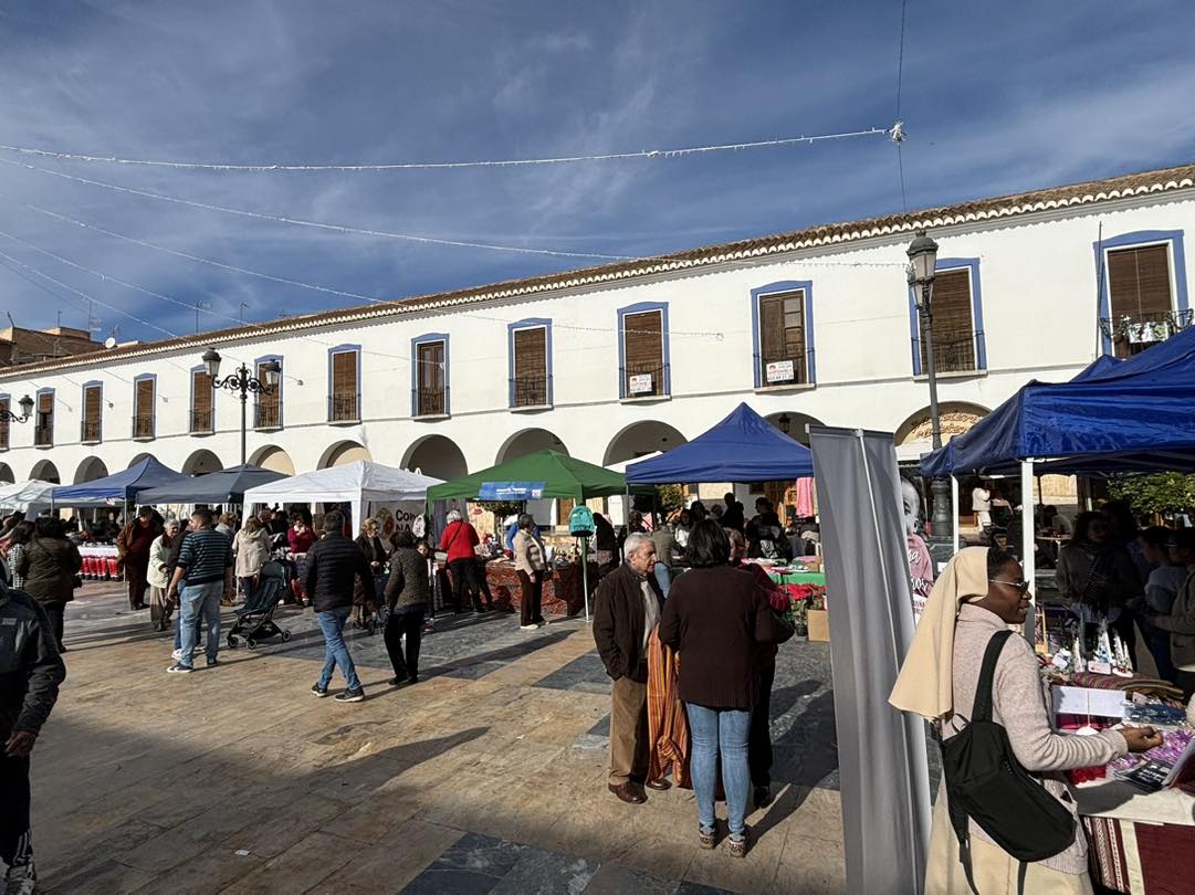 La Plaza Porticada acogerá el XII Mercadillo Navideño de Berja este sábado 13 de diciembre