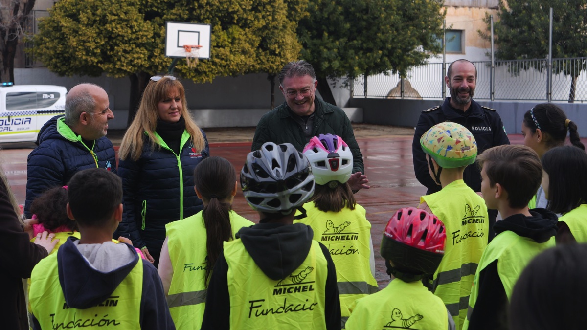 Berja estrena “Kilómetros Seguros”, un programa para formar a escolares en movilidad segura