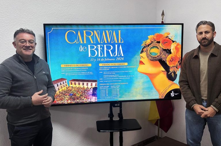 Berja prepara un Carnaval 2026 con una gran fiesta, concurso de disfraces y música en directo