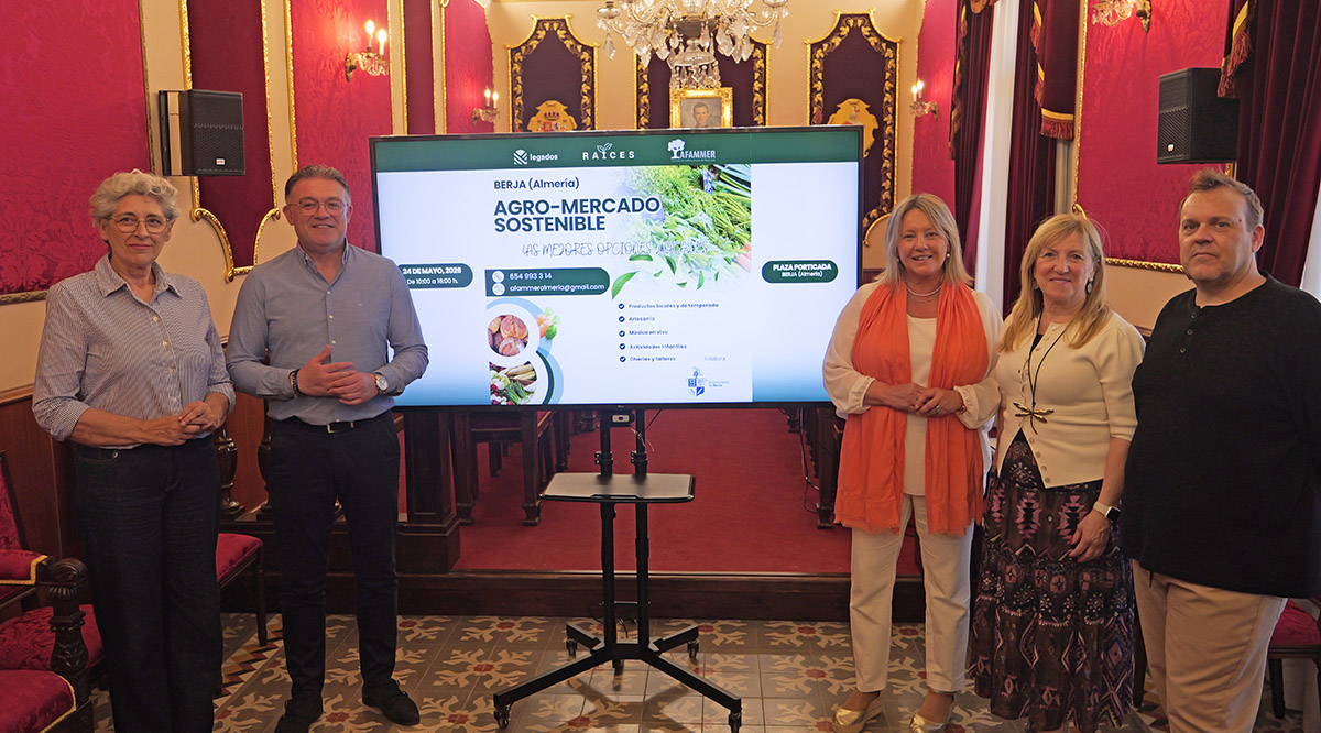 El Agro-Mercado Sostenible reunirá en Berja este domingo a productores, artesanos y actividades para toda la familia