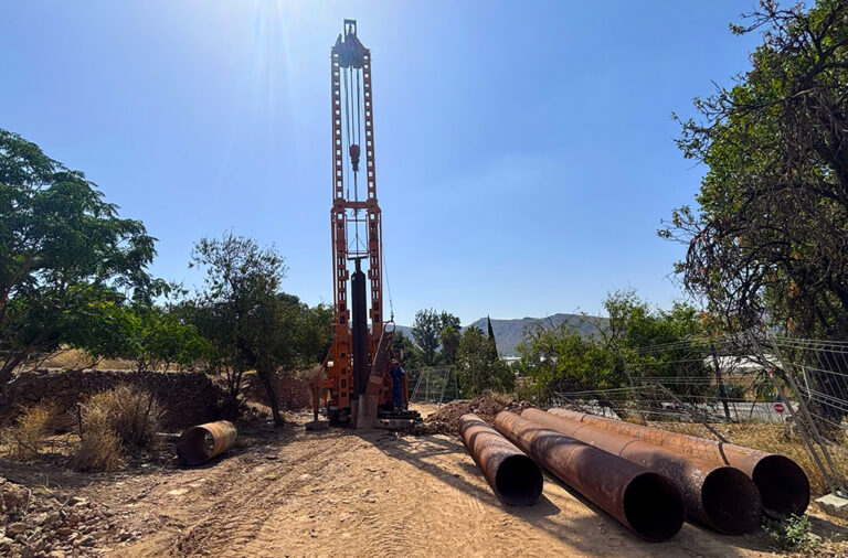 Comienzan los trabajos para buscar una nueva fuente de agua para el riego de Alcaudique